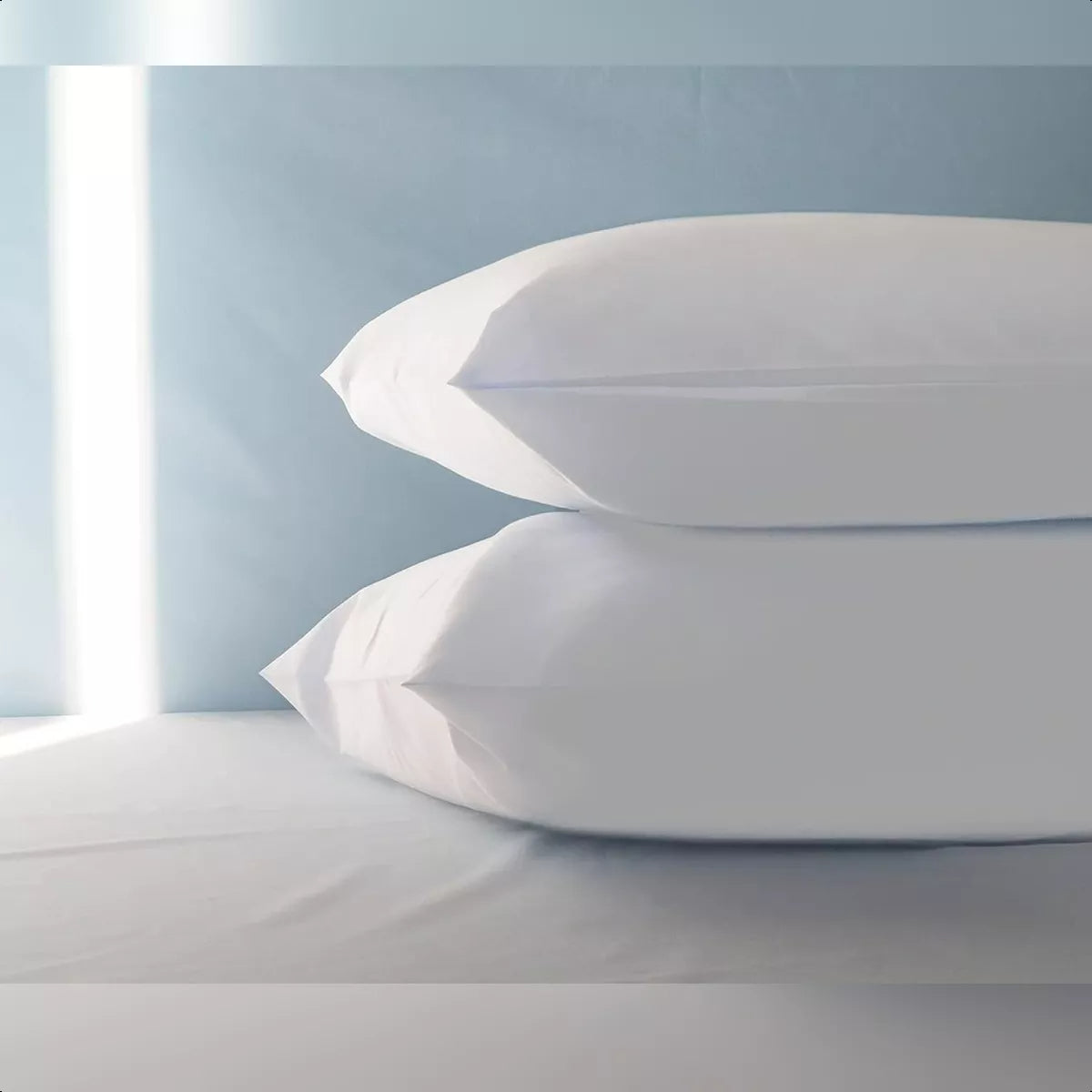 Pack 2 Almohadas 45x65cm Fibra Antiácaros Netzo