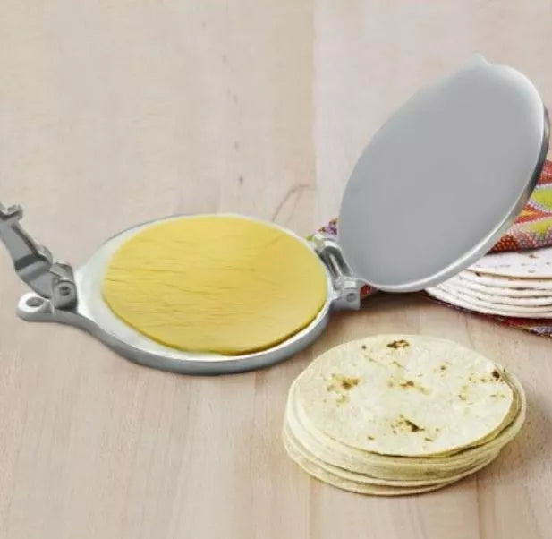 Prensa Tortillas 20cm Aluminio Durable Cocina Tacos Masa