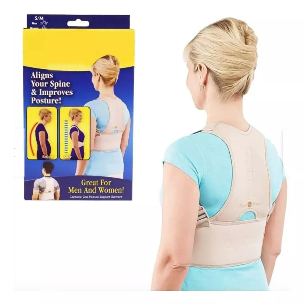 Faja Correctora Postura Espalda Ajustable Unisex