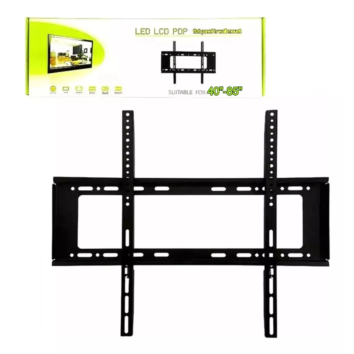 Soporte TV Fijo 40 a 85 Pulgadas 75Kg Smart TV LED