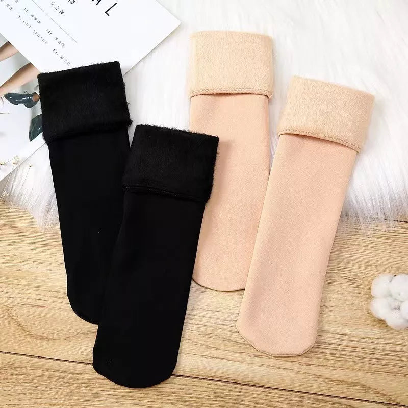 Pack 2 Calcetines Mujer Forro Afelpado Térmico