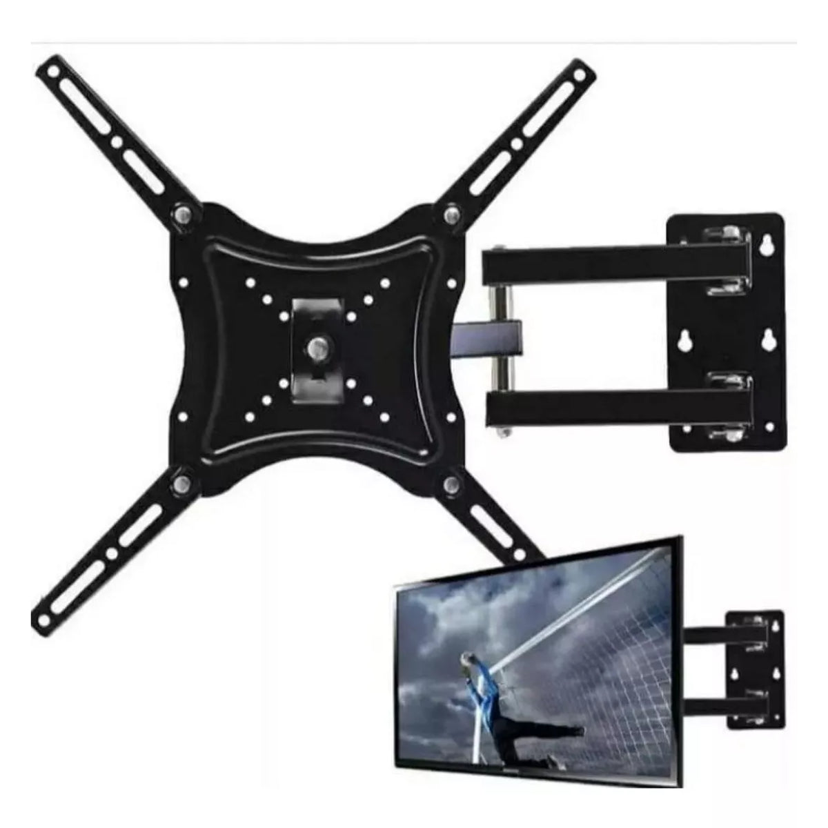 Soporte Tv Expandible Movil Articulado 14 -55 pulgadas 50 kg Home Design