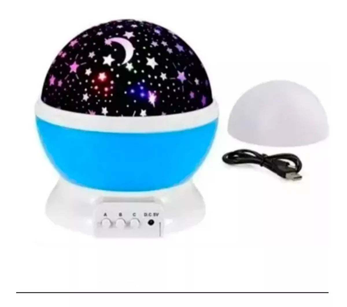 Lámpara Espantacucos Proyector Estrellas Niños Noche