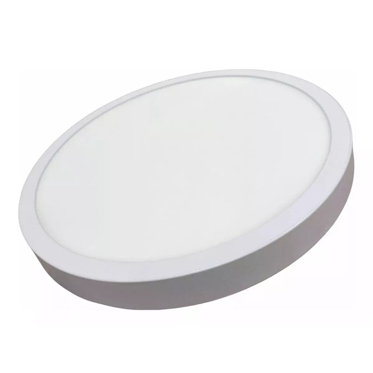 Foco Panel Plafon Led Sobrepuesto Redondo 24w Blanco Luz Fria