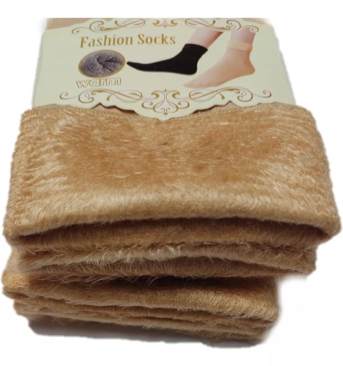 Pack 2 Calcetines Mujer Forro Afelpado Térmico