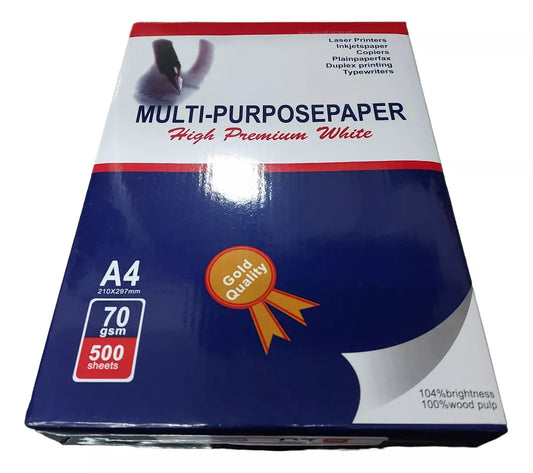 Resma Papel A4 500 Hojas 70g Multiuso