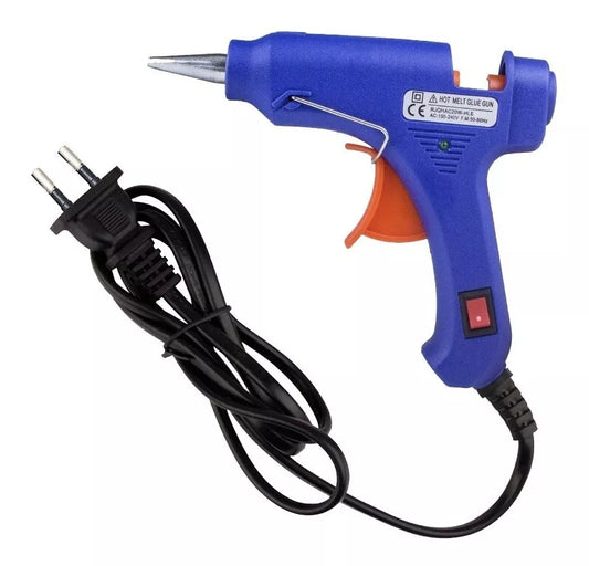 Pistola Silicona Caliente Barra 7mm 20W Hogar