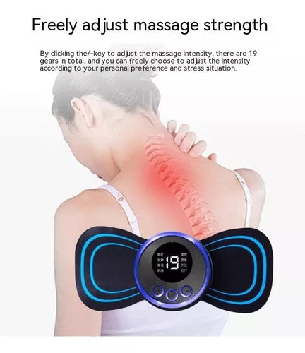 Mini Electroestimulador Muscular Masaje Corporal