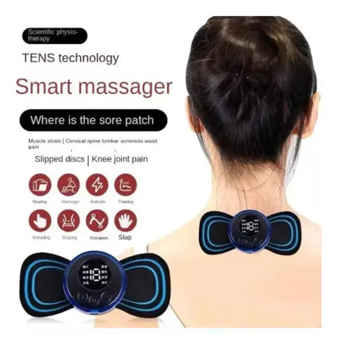 Mini Electroestimulador Muscular Masaje Corporal