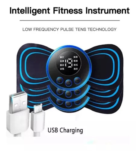 Mini Electroestimulador Muscular Masaje Corporal