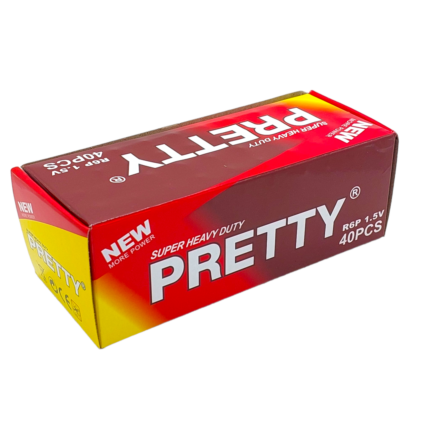 Pack 40 Pilas AA Alcalinas 1.5V Pretty | Multiuso