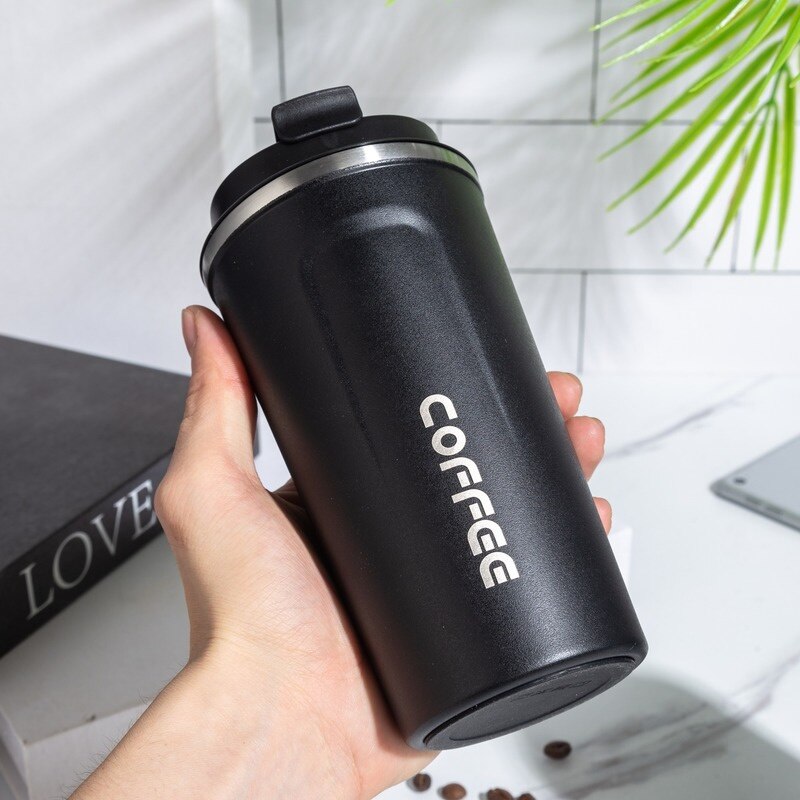 Vaso Térmico Digital 380ml Acero Inox. Negro