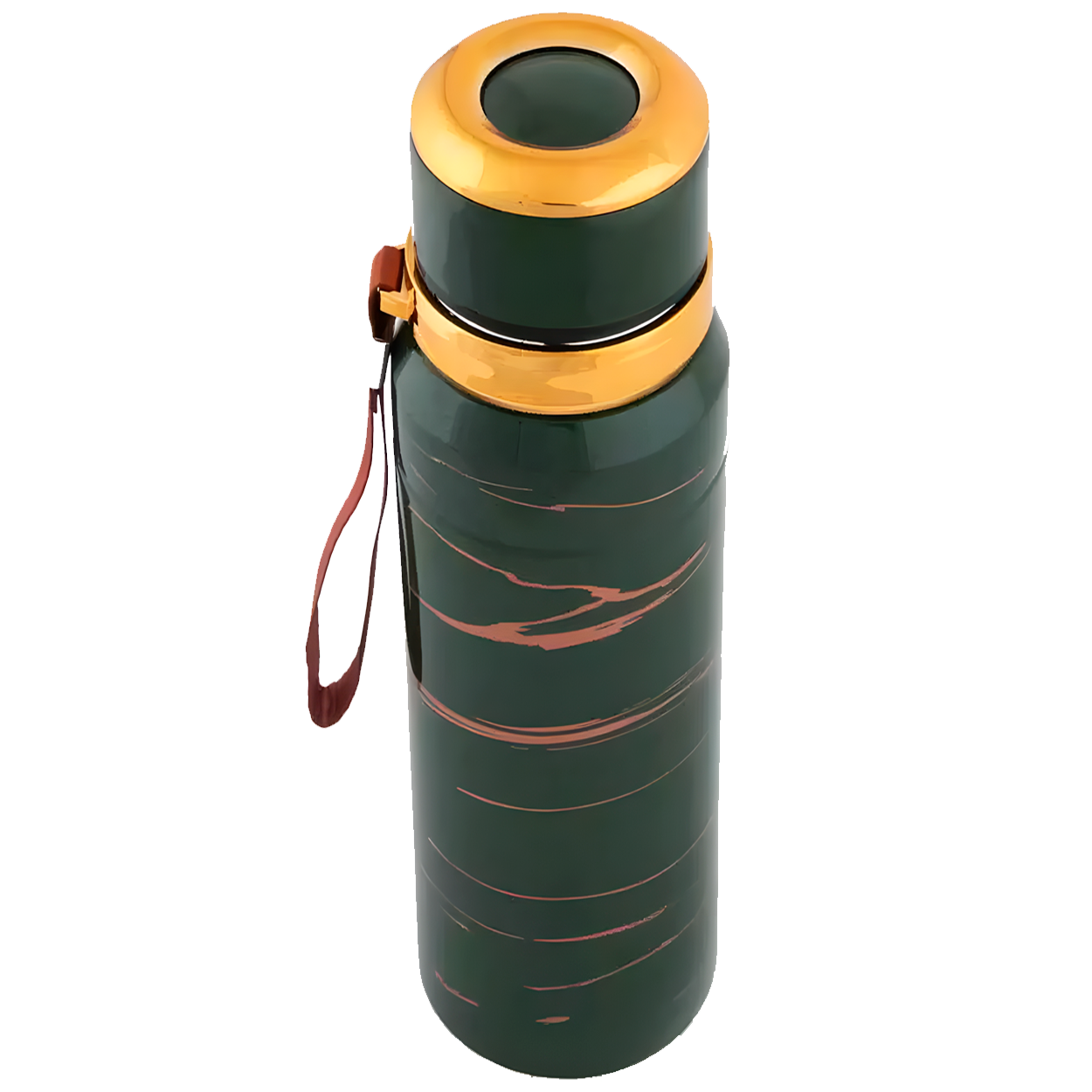 Termo Botella 800ml Acero Inox. Frío/Calor Verde