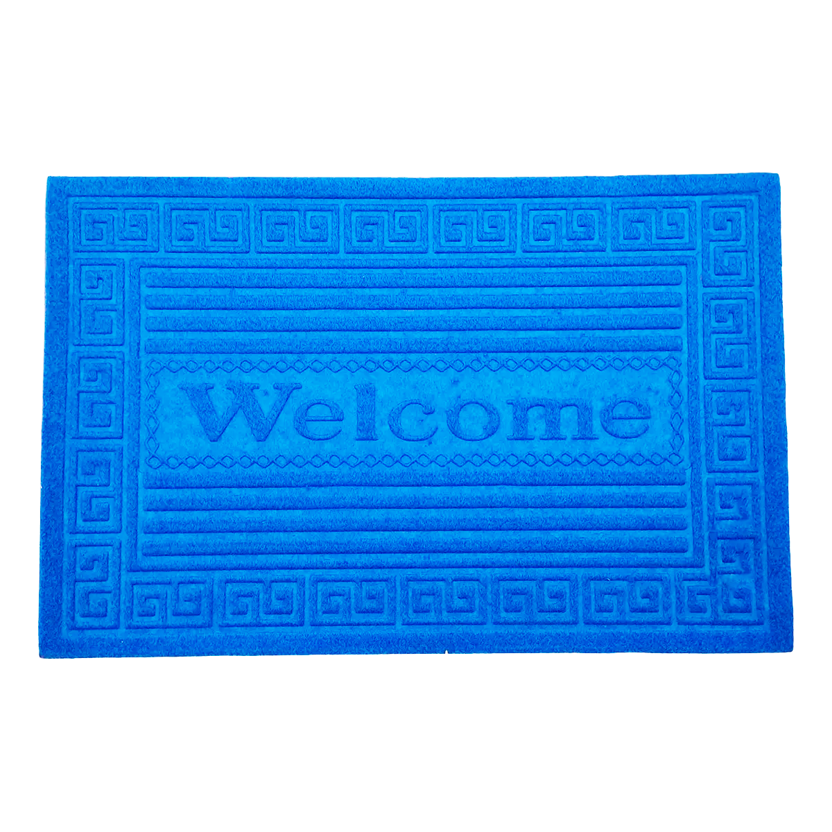 Alfombra Limpiapies Choapino 60x40 Antideslizante Entrada Azul