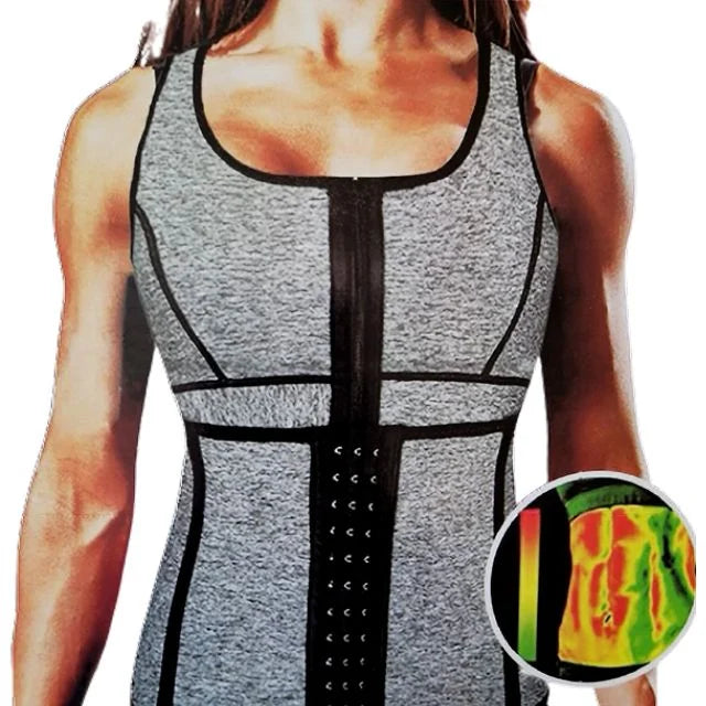Faja Chaleco Mujer Neopreno Térmica Reductora Sauna Talla M