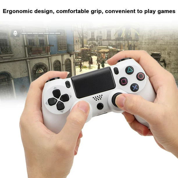 Control Inalámbrico PS4 y PC Bluetooth Blanco