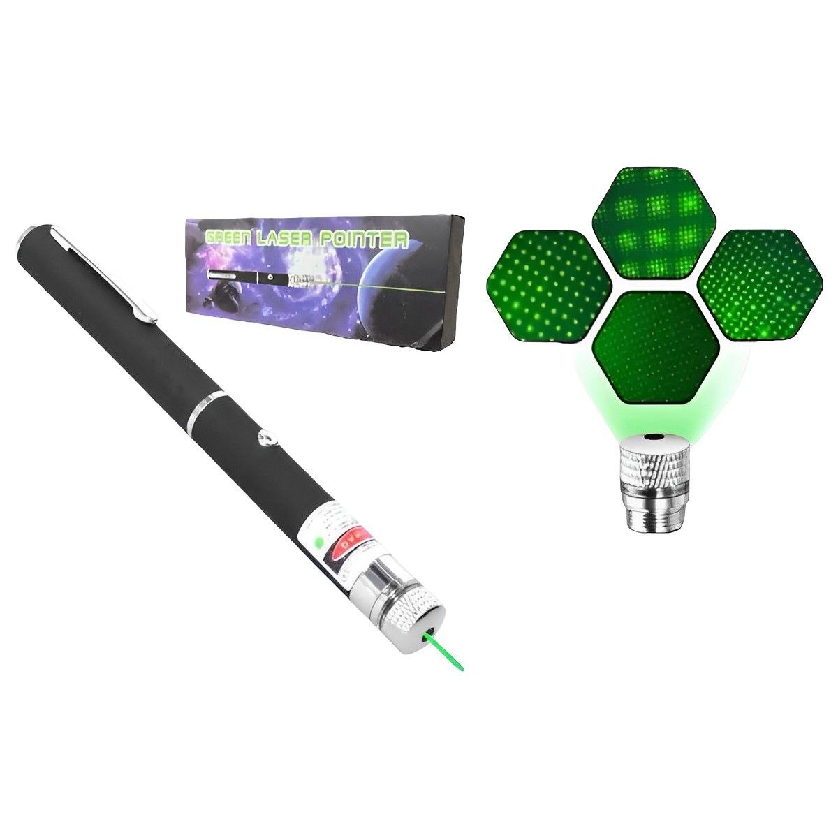 Láser Verde Profesional 1000m Enfoque Ajustable Netzo