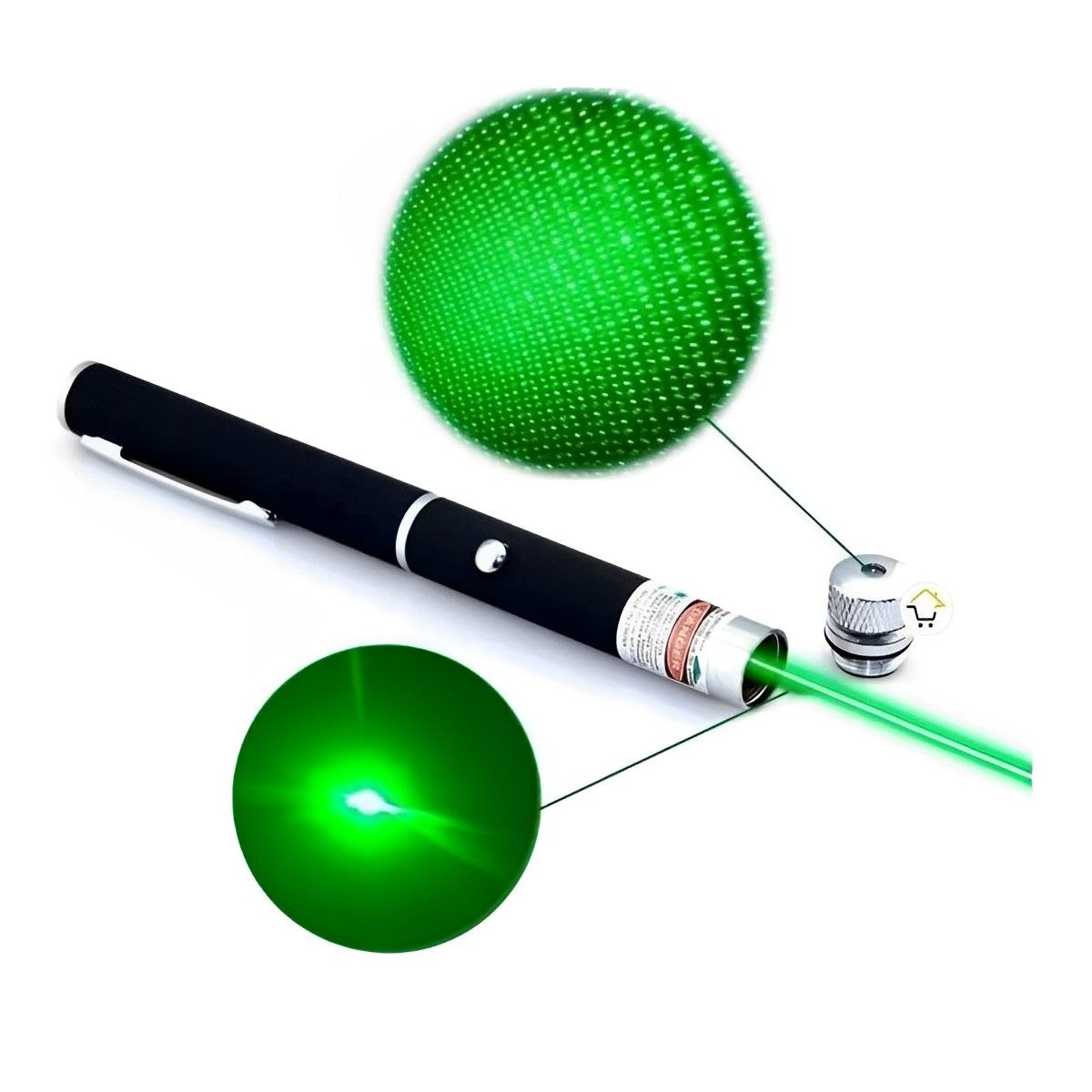 Láser Verde Profesional 1000m Enfoque Ajustable Netzo