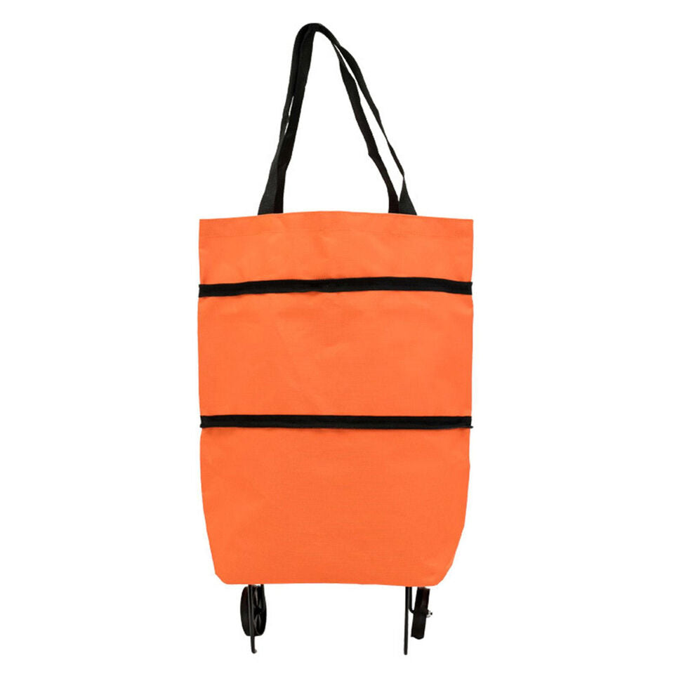 Carrito De Compras Feria Bolsa Con Ruedas Plegable