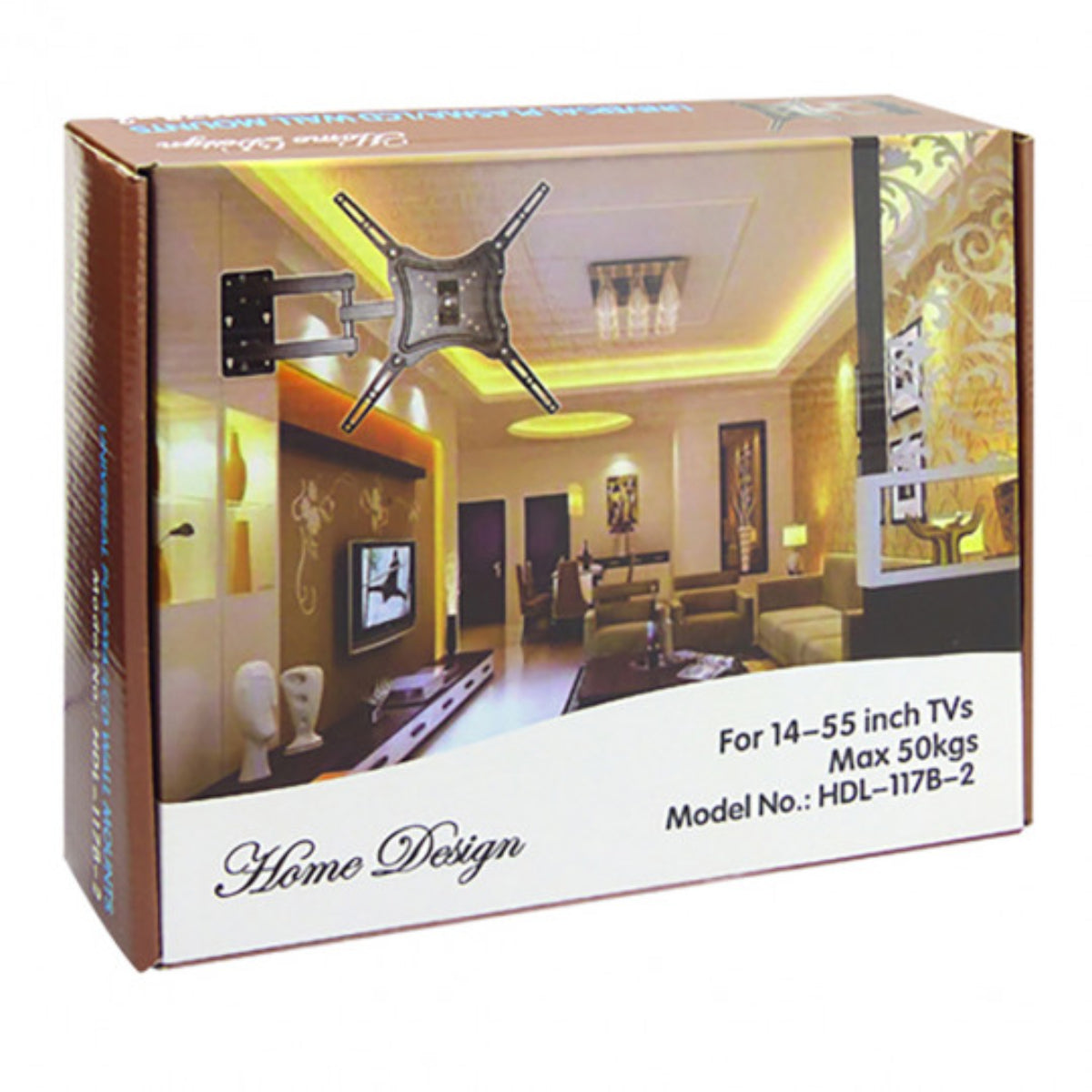 Soporte Tv Expandible Movil Articulado 14 -55 pulgadas 50 kg Home Design