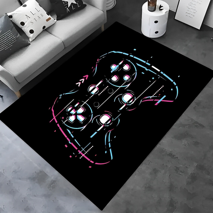 Alfombra Gamer 200x150 Decoración 3D Antideslizante