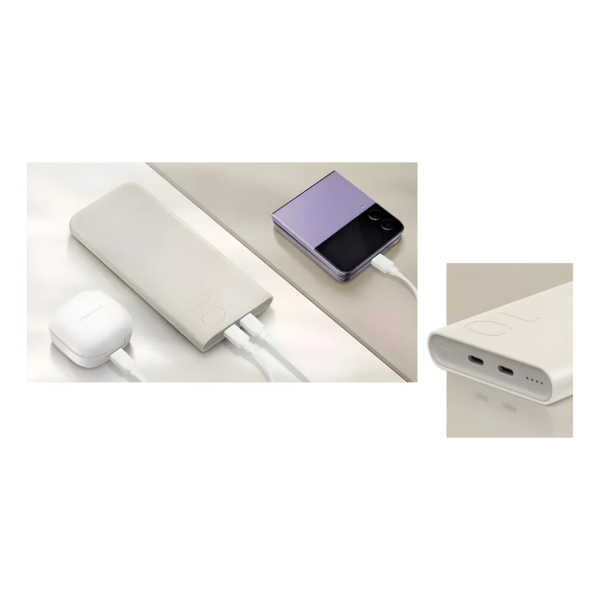 Batería Externa Samsung 10,000mAh Wireless Carga Rápida 25W