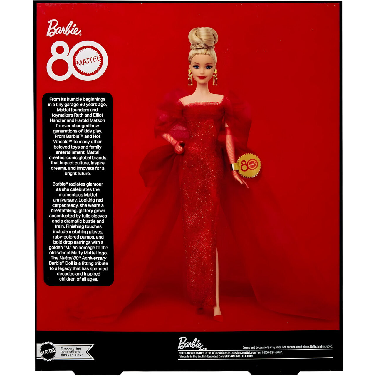 Muñeca Barbie 80 Aniversario Mattel Signature Colección