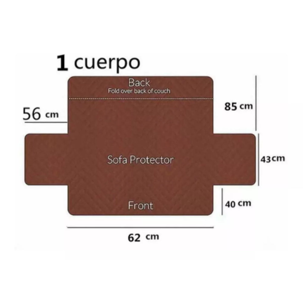 Funda Cobertor Cubre Sillon 1 Cuerpo Sofa Asiento