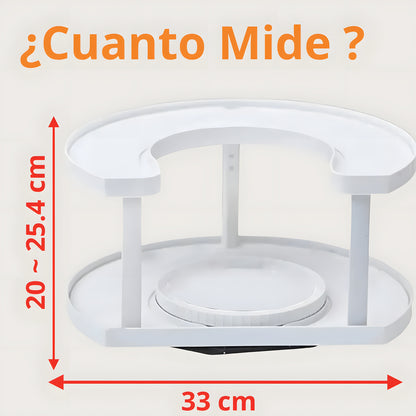 Organizador Giratorio 360° 2 Niveles Multiuso