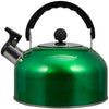 Tetera Acero Inox 1.8L Silbato Abre Fácil Cocina Verde | Netzo Chile