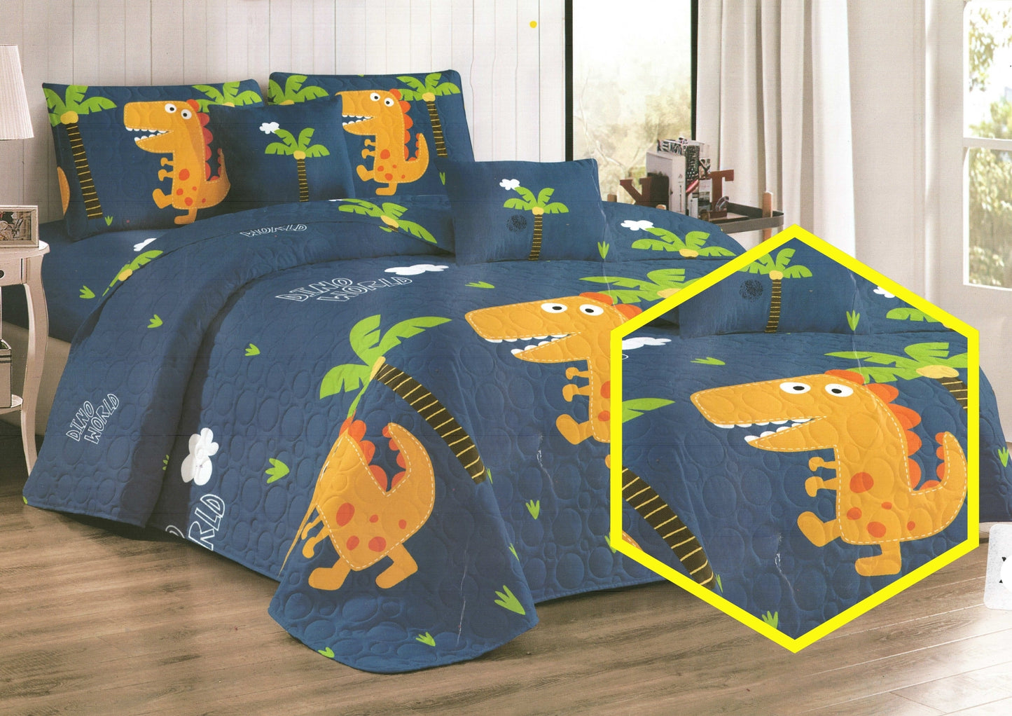 Cubrecama Cobertor Tela Quilt Estampado 1 1/2 plaza, Varios diseños