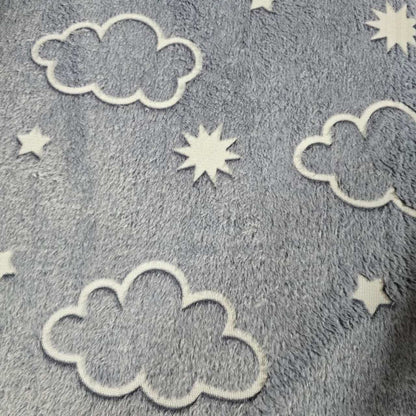 Alfombra Pasillera Luminosa 160x50cm Bajada Cama Noche Gris