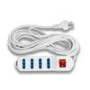 Alargador Eléctrico 4 Tomas 15m con Interruptor | Netzo.cl