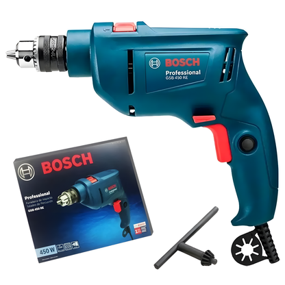 Taladro Percutor Bosch GSB 450 RE 450W 220V 10mm