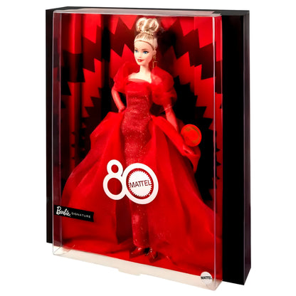 Muñeca Barbie 80 Aniversario Mattel Signature Colección