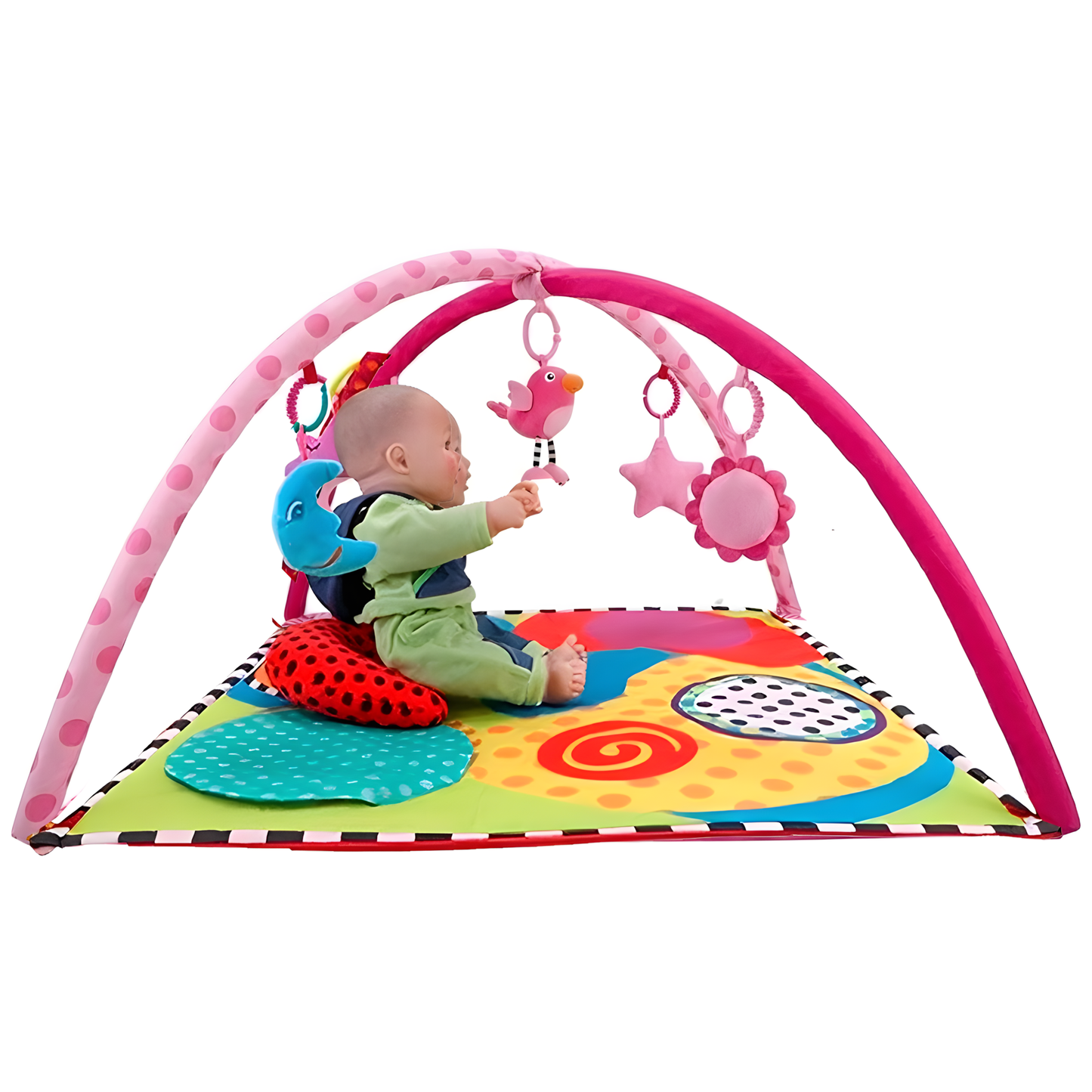 Gimnasio Bebé Didáctico Rosado Estimulación Temprana