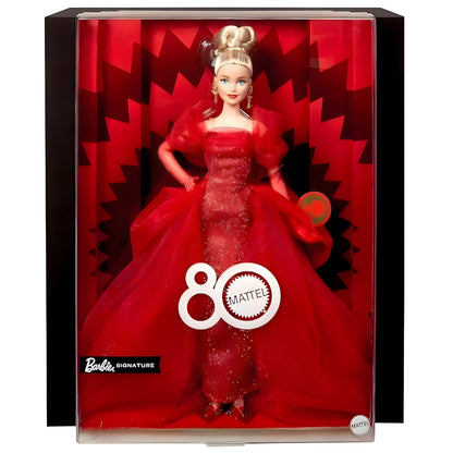 Muñeca Barbie 80 Aniversario Mattel Signature Colección