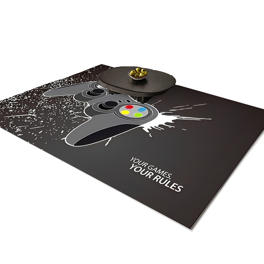 Alfombra Gamer 200x150 Decoración 3D Antideslizante
