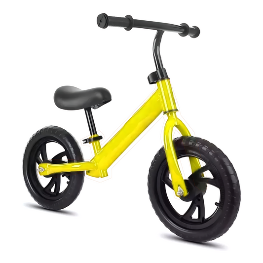 Bicicleta Equilibrio Niños Sin Pedales Aprendizaje Amarilla