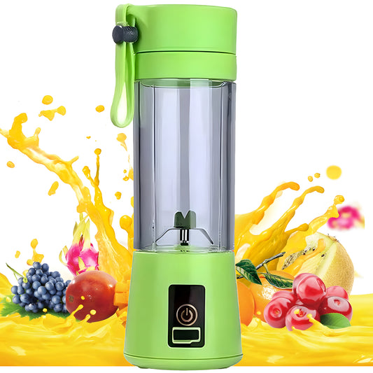 Juguera Licuadora 380ml Portátil USB Recargable Verde