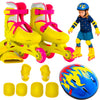 Kit Patines en Línea Ajustables + Casco y Protecciones | Netzo.cl