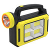 Lámpara Linterna Solar USB Recargable Power Bank Amarillo | Netzo Chile
