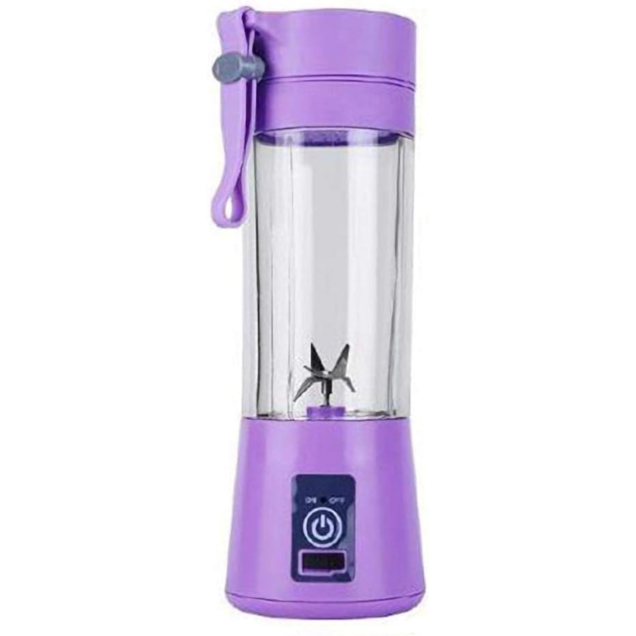 Juguera Licuadora 380ml Portátil USB Recargable Morado