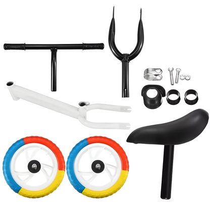 Bicicleta Equilibrio Niños Sin Pedales Aprendizaje Blanca