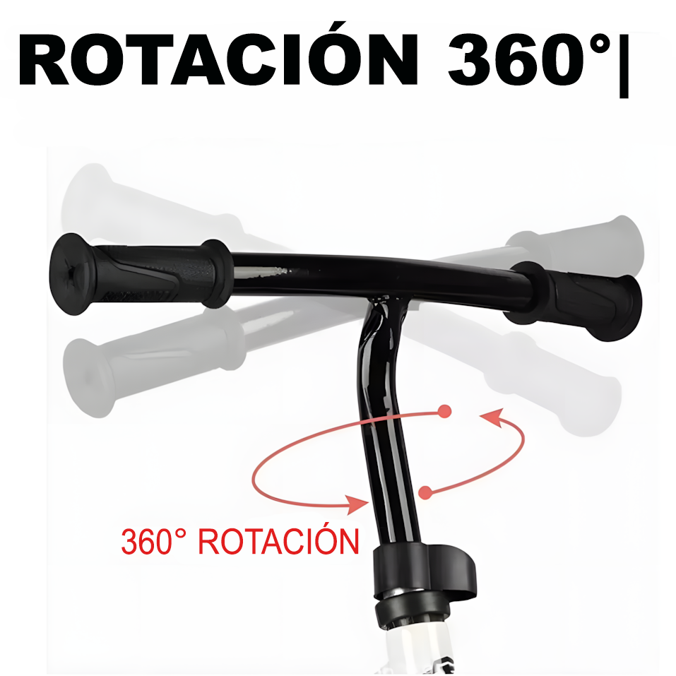 Bicicleta Equilibrio Niños Sin Pedales Aprendizaje Blanca