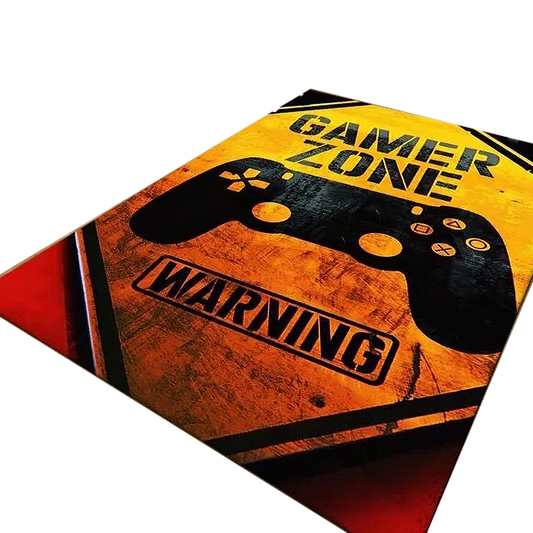 Alfombra Gamer 200x150 Decoración 3D Antideslizante