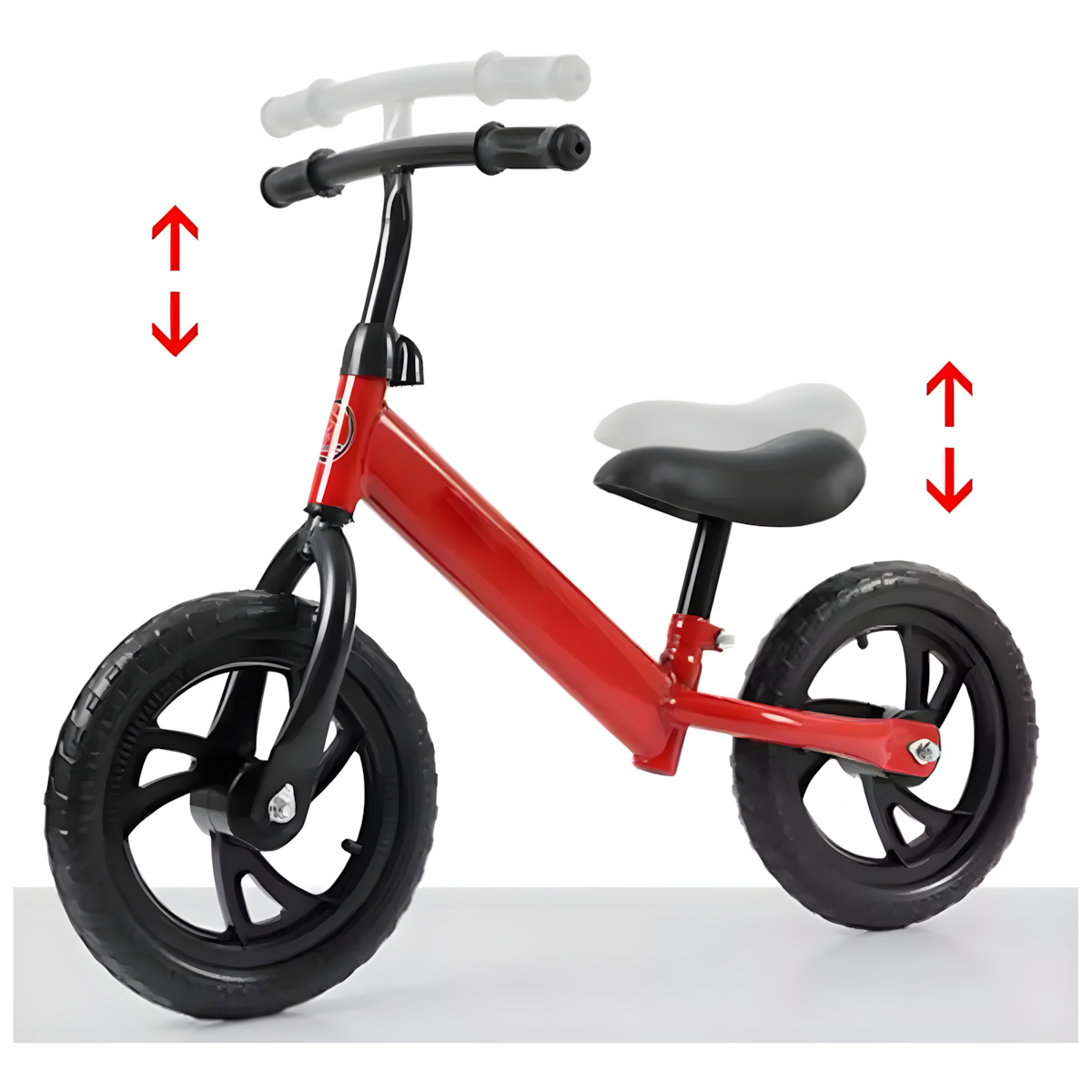 Bicicleta Equilibrio Niños Sin Pedales Aprendizaje Blanca