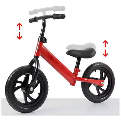 Bicicleta Equilibrio Niños Sin Pedales Aprendizaje Blanca