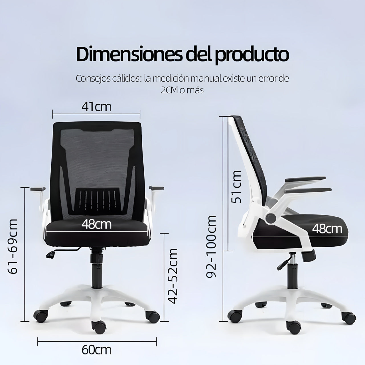 Silla Ergonómica Escritorio Oficina Soporte Lumbar Biónico