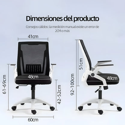 Silla Ergonómica Escritorio Oficina Soporte Lumbar Biónico